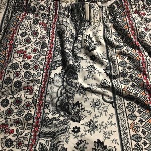 White print leggings